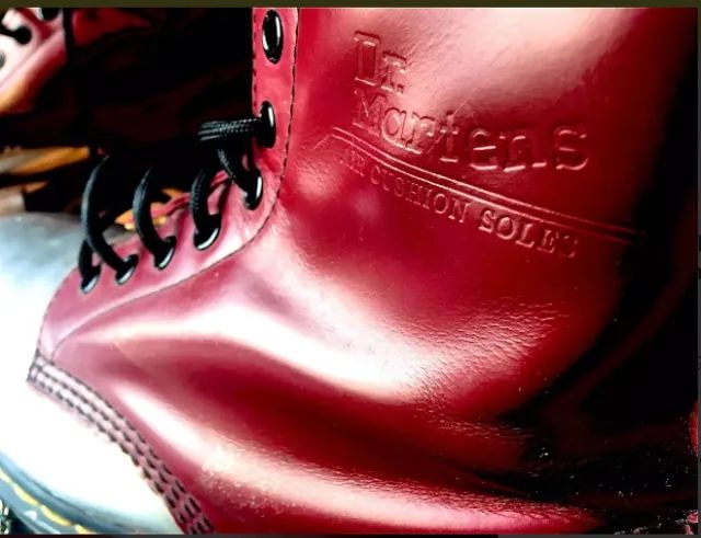 Bota Doc Martens Cherry/silvergold - Helmut Lang Concept - Foto 2