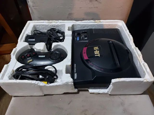 Master System 1 na caixa e Mega Drive Japonês na caixa 