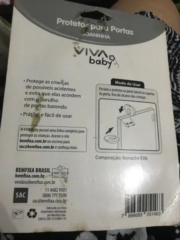 Antigo Protetor p porta Joaninha Lacrado - Foto 3