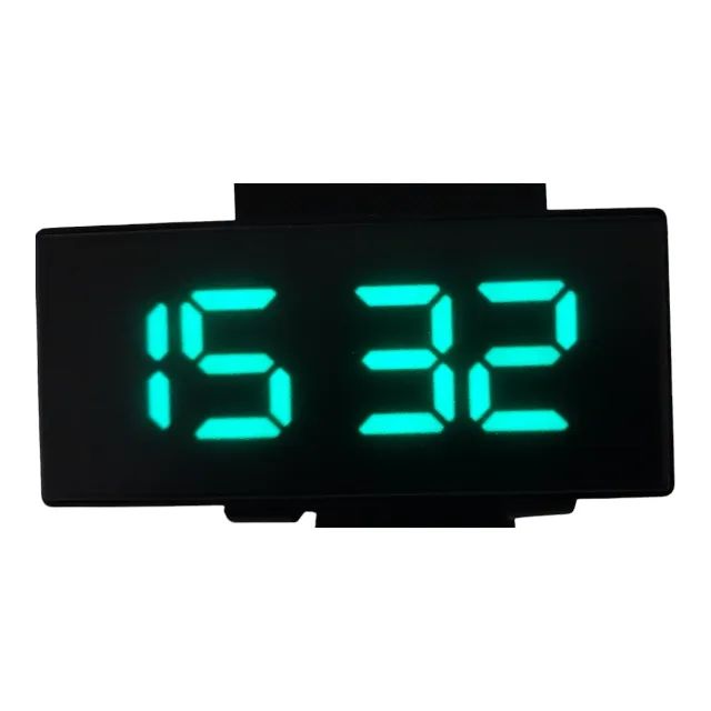 RELÓGIO DE  LED DIGITAL DESPERTADOR VERDE SZ 6093 - Foto 4