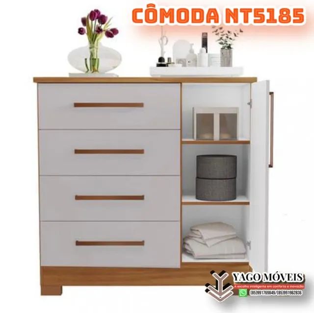 Cômoda 5185 com sapateira em Mega Promoção entrega Grátis  - Foto 4