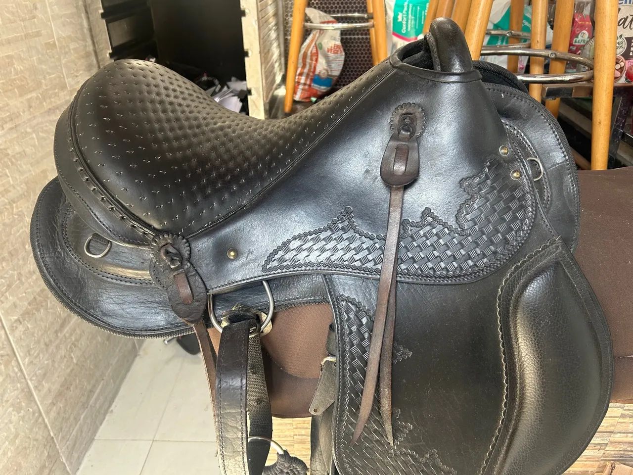 Sela de Montaria em Couro - Foto 2