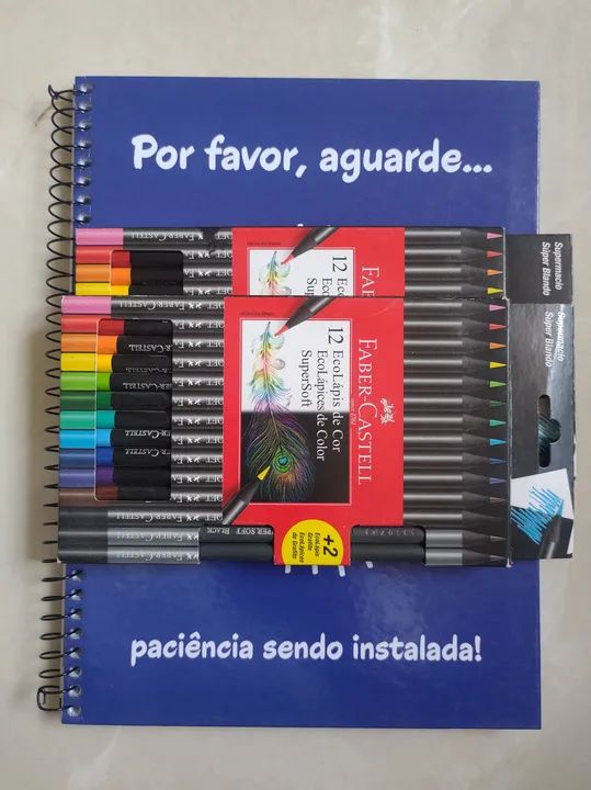 Kit caderno lápis Faber castell - Foto 5