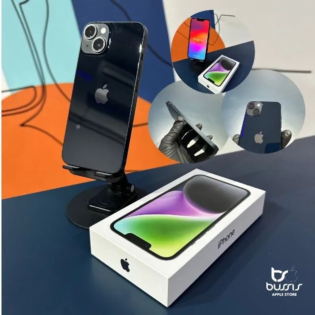 IPhone 14 128GB Preto Saúde de bateria 90% | Loja Física