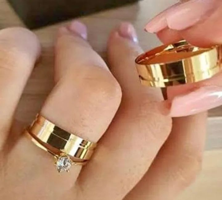 Par de Alianças  Casamento em Moedas Antigas Garantia  - Foto 5