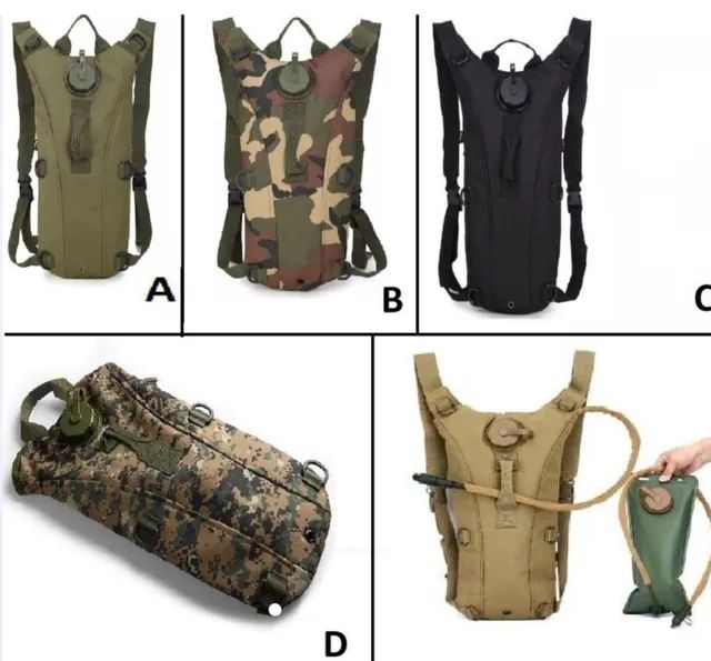 Mochila de hidratação com refil de água 3 litros