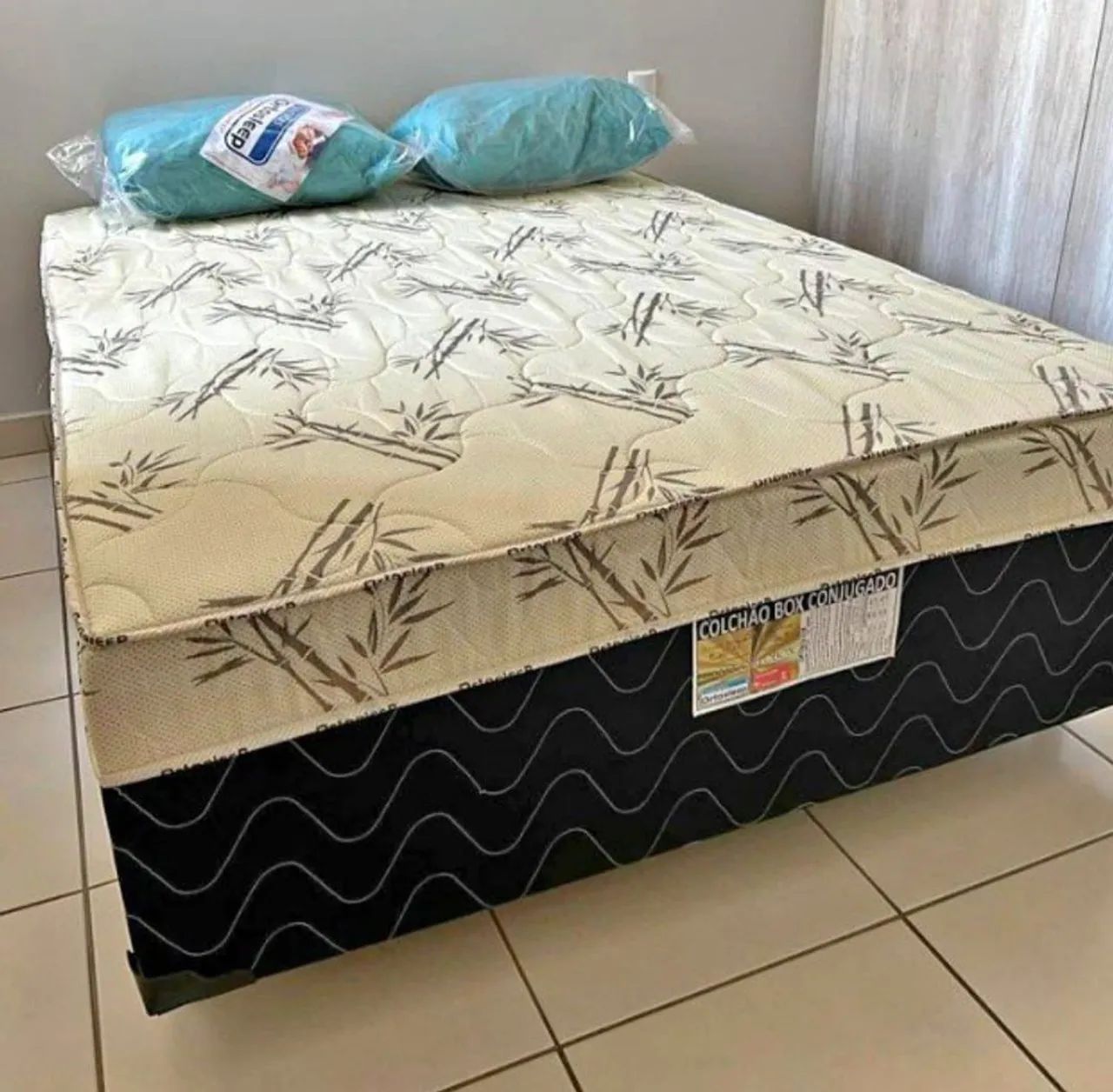 Cama box conjugada  com colchão D28