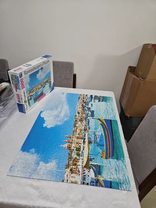 Quebra-cabeça importado Ravensburger 1000 completo Mediterranean Places Malta - 2 detalhes - Foto 3