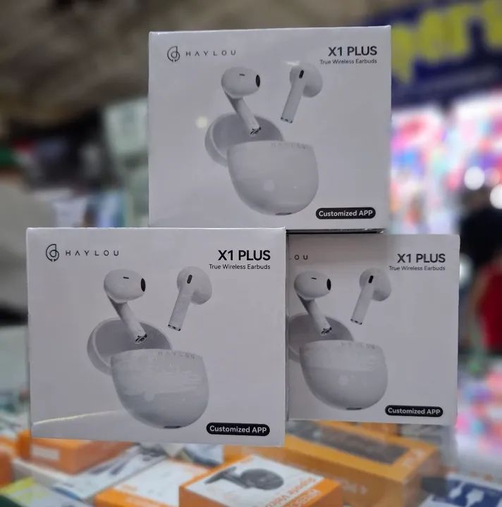 Fone Bluetooth Haylou X1Plus Branco Sem Fio TWS - Foto 2