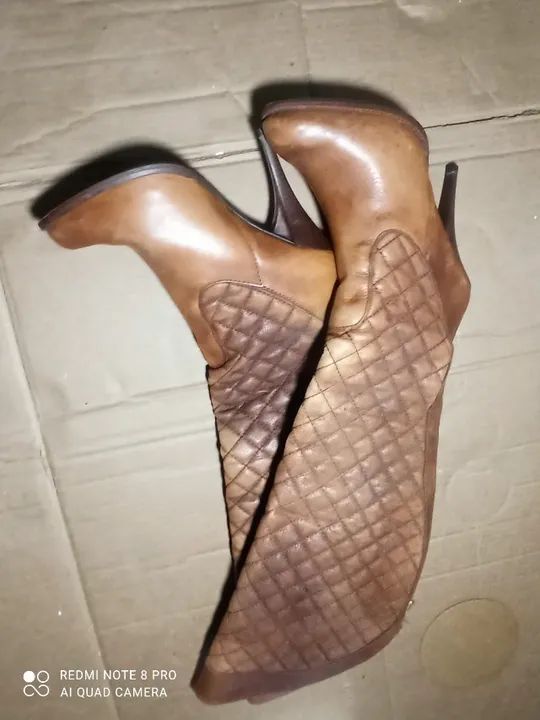 Bota  capodarte  em  couro em  promoção - Foto 2