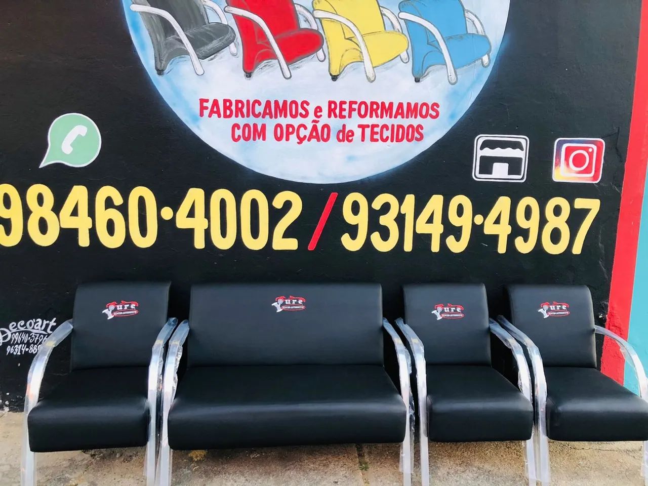 Kit namoradeira de dois lugares 
