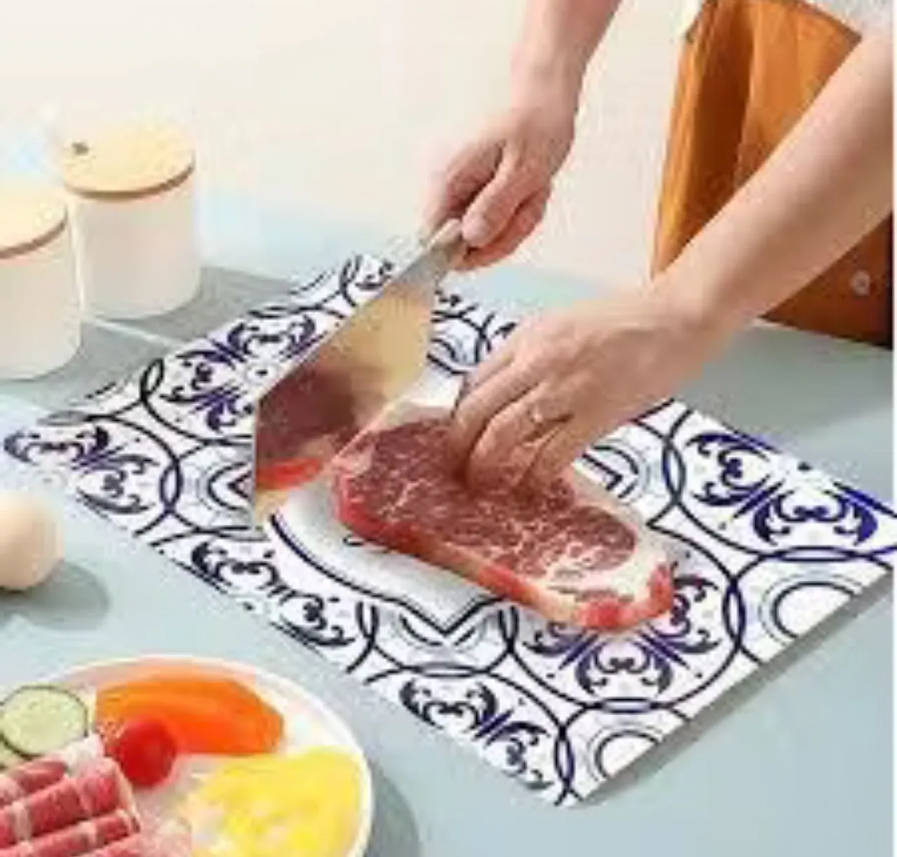 Tábua de Corte em Vidro com Design Moderno