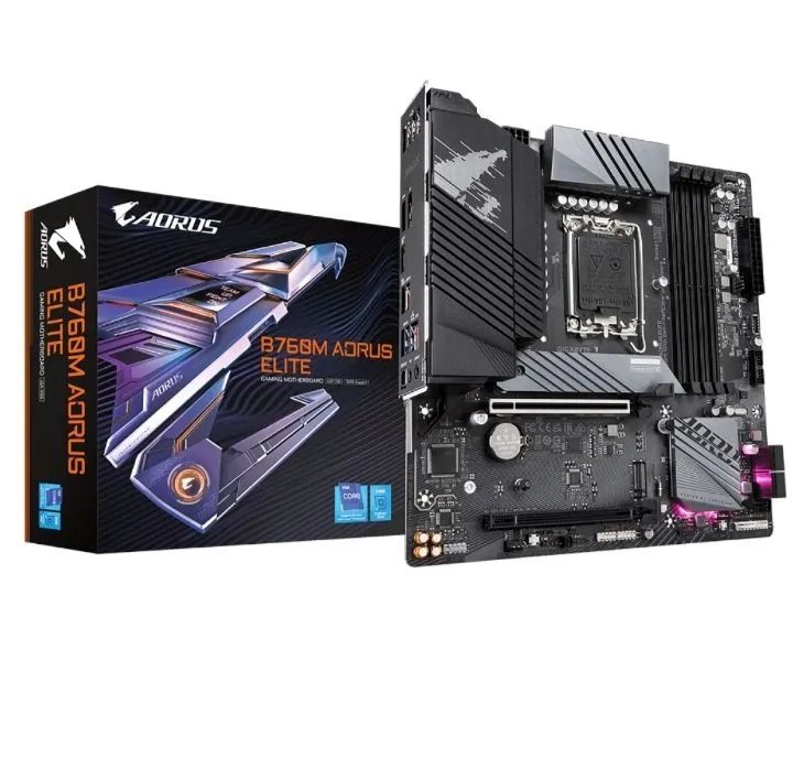Placa Mãe Gigabyte B760M Aorus Elite LGA 1700, DDR5 com i5 14600K - Foto 2