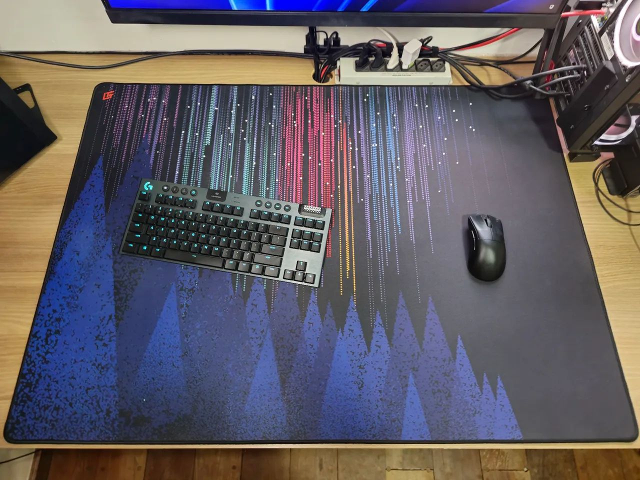 Mousepad/Deskpad LTT Northern Lights 100cm x 70cm - Foto 2