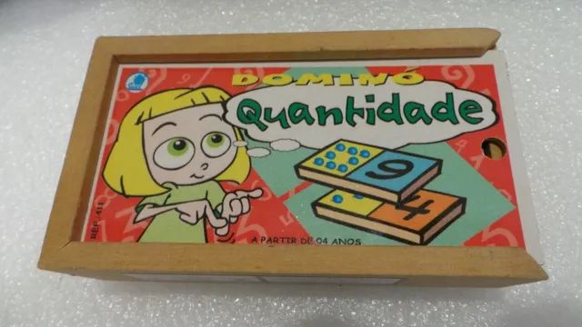 Dominó infantil marca simque brinquedos