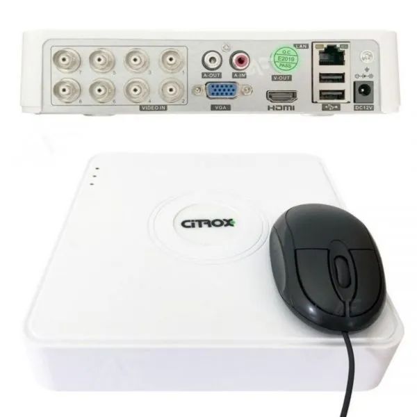 [Segurança] Gravador Dvr Citrox 8ch Full Hd 5x1 Cx-2708 + 5 Câmeras Dome 4x1 - Foto 2