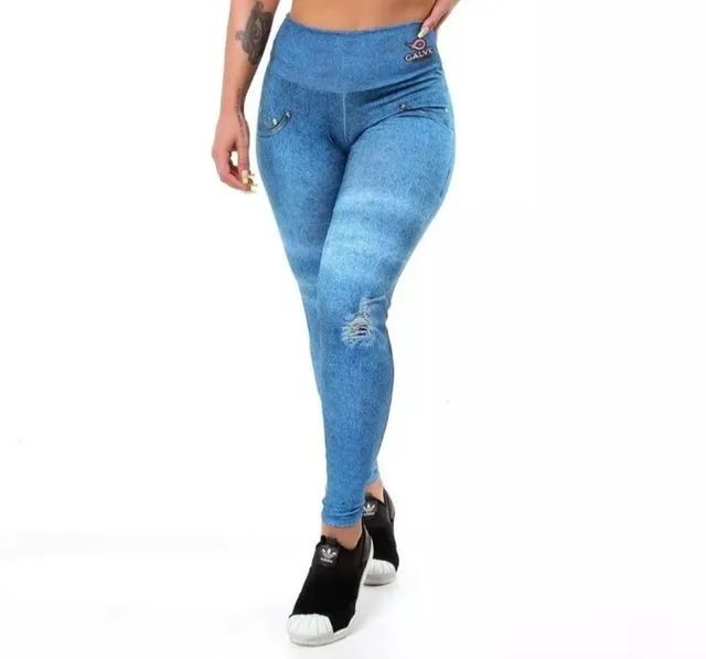  * calça legging tamanho ( p até G6 - Foto 3