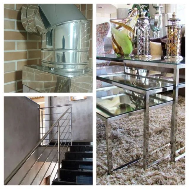 Corrimão bancadas coifa