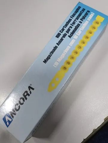Fincapino Magazinado Amarelo Calibre 27 Com 100 Unidades Ancora - Foto 4