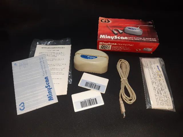 Leitor de código de barra de mesa CIS Minyscan USB - Foto 3