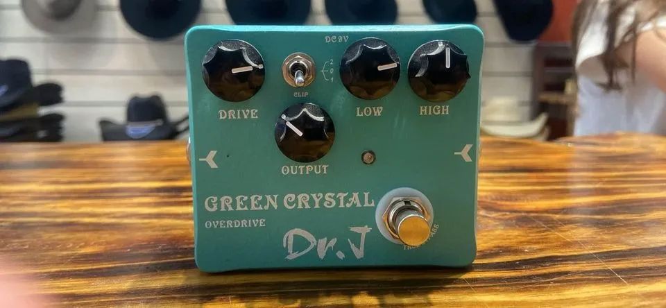 Pedal Green Crystal Dr. J Overdrive