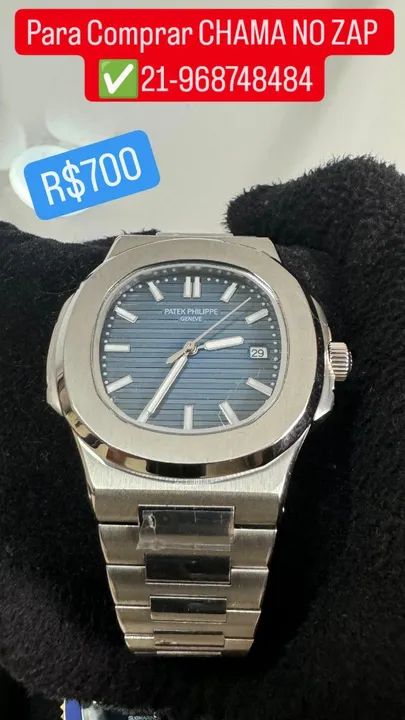 Relógio PATEK PHILIPPE NAUTILUS AUTOMÁTICO ENTREGAMOS 