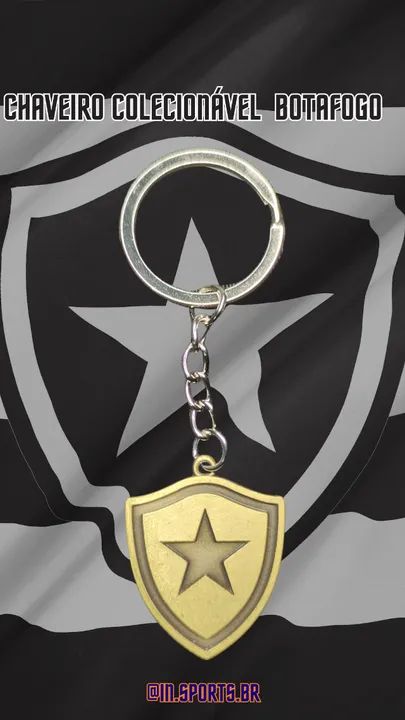 Chaveiros colecionáveis com escudo de times de futebol