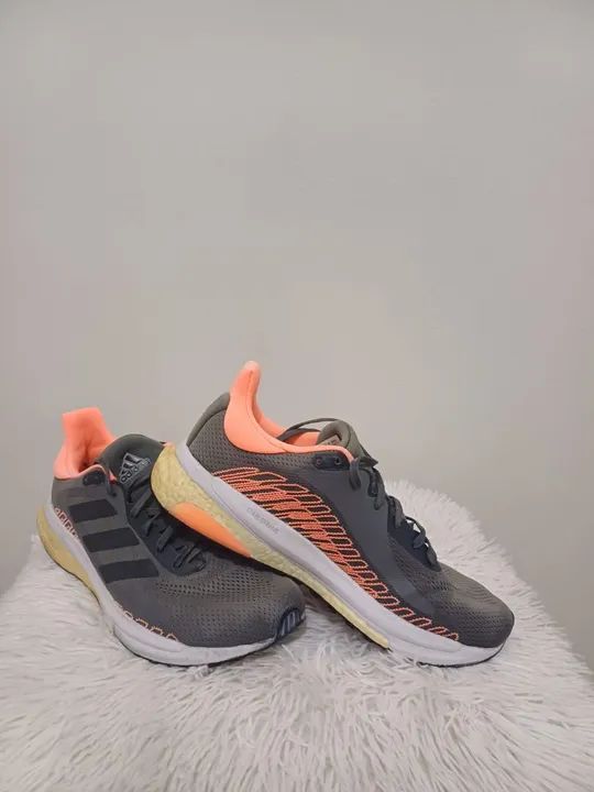 Tênis Adidas Solar Glide ST Laranja - Foto 3