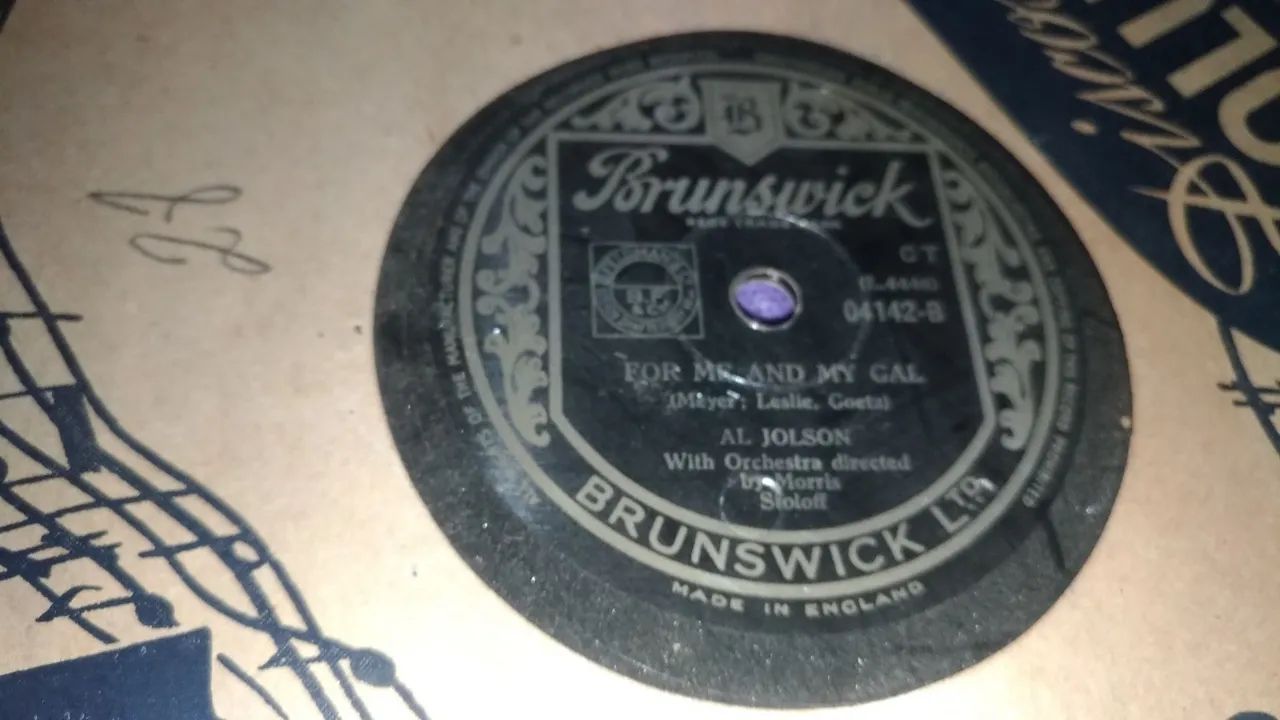 Discos 78Rpm Al Jolson, original, bom estado. E outros. - Foto 3
