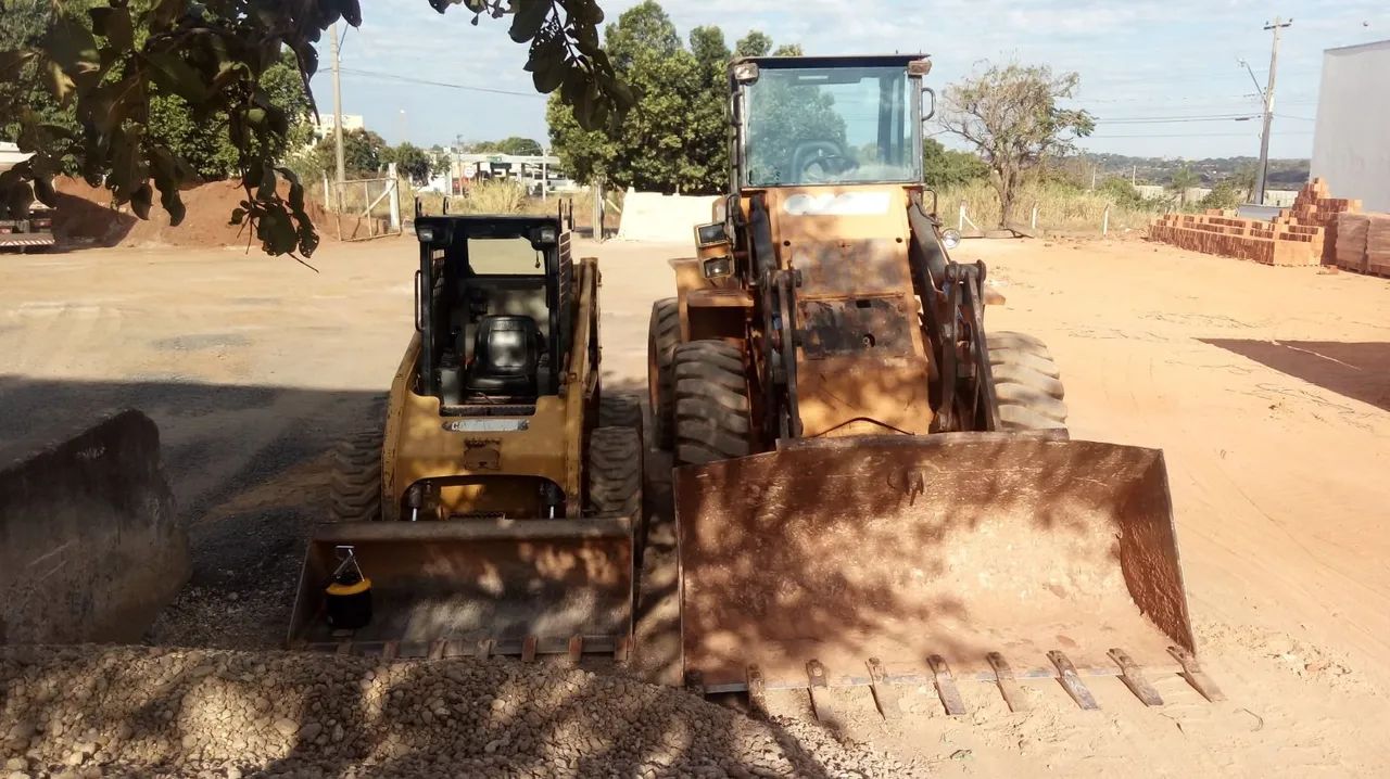 Terraplanagem, locação de máquinas