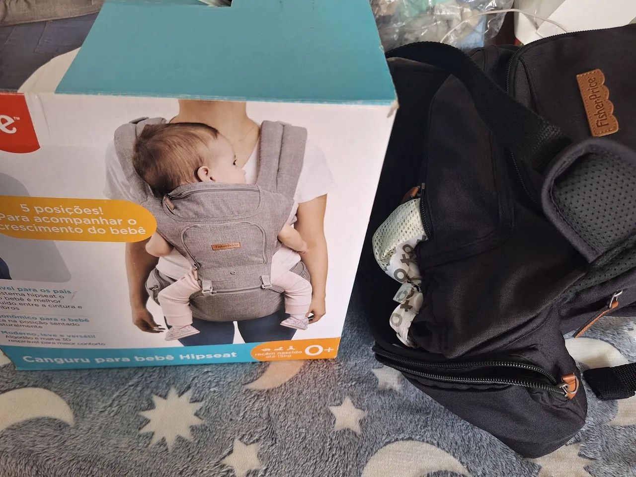 Canguru para bebê hipseat - Foto 2