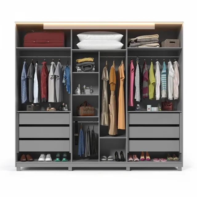 Guarda Roupa Inovação  100% Mdf    Pronta Entrega! - Foto 3