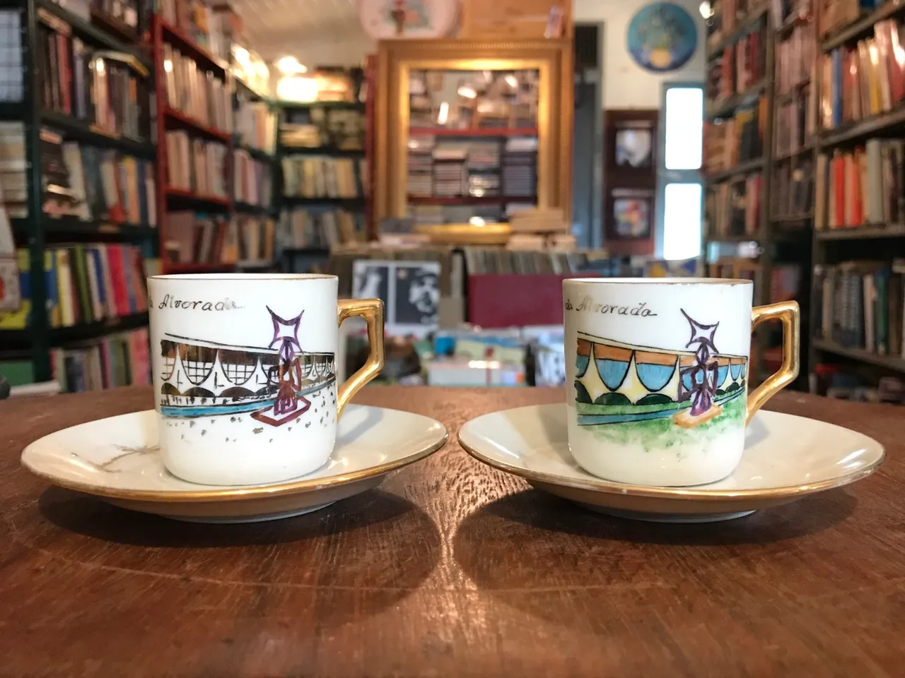 Par de Xícaras de café Brasília déc60/70