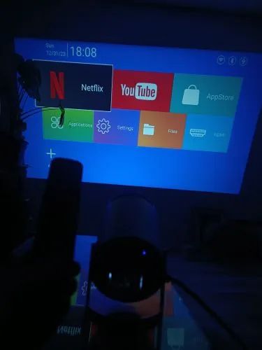 Projetor 4K Hy300 Portátil - Novo - Foto 5