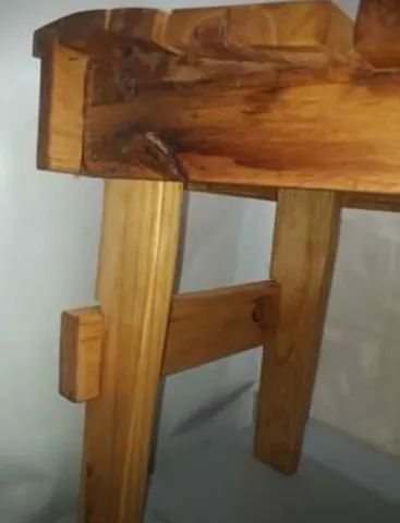 Banco madeira maciça demolição pallets  - Foto 3