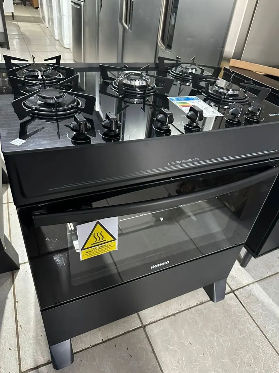 Fogão electraglass  5 bocas Itatiaia com acendimento automático - Foto 4