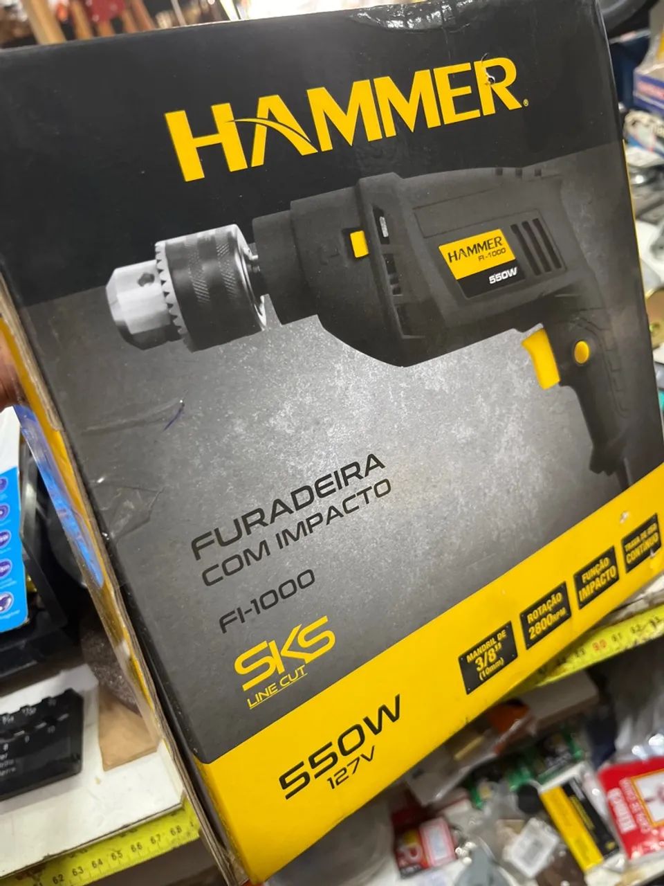 Furadeira hammer 3/8  - Foto 3