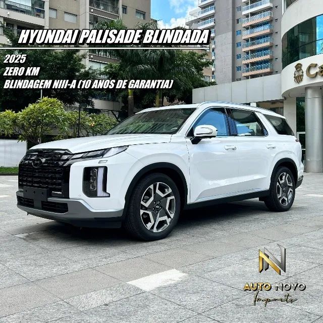 Hyundai Palisade 2025 zero Km blindada NIII-A