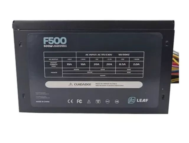 Fonte ATX 500w  --  NOVO!!! - Foto 4