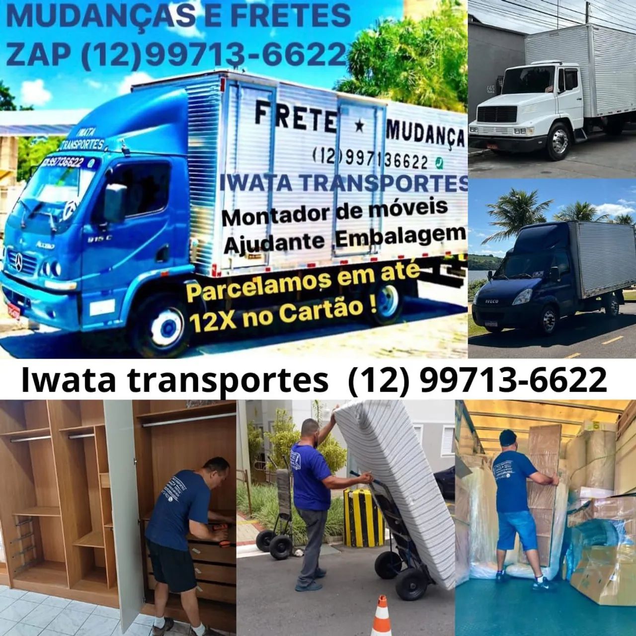 MUDANÇA CAMINHÃO DE MUDANÇAS FRETES TRANSPORTES C/ MONTADORES CARREGADORES E EMBALADORES !