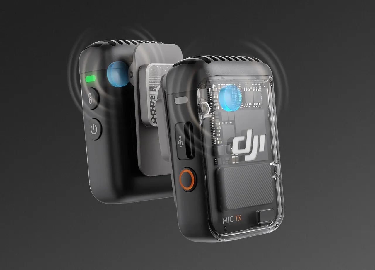 DJI Mic 2 - Microfone Sem Fio Profissional 32bit Float (Completo e Impecável) - Foto 2