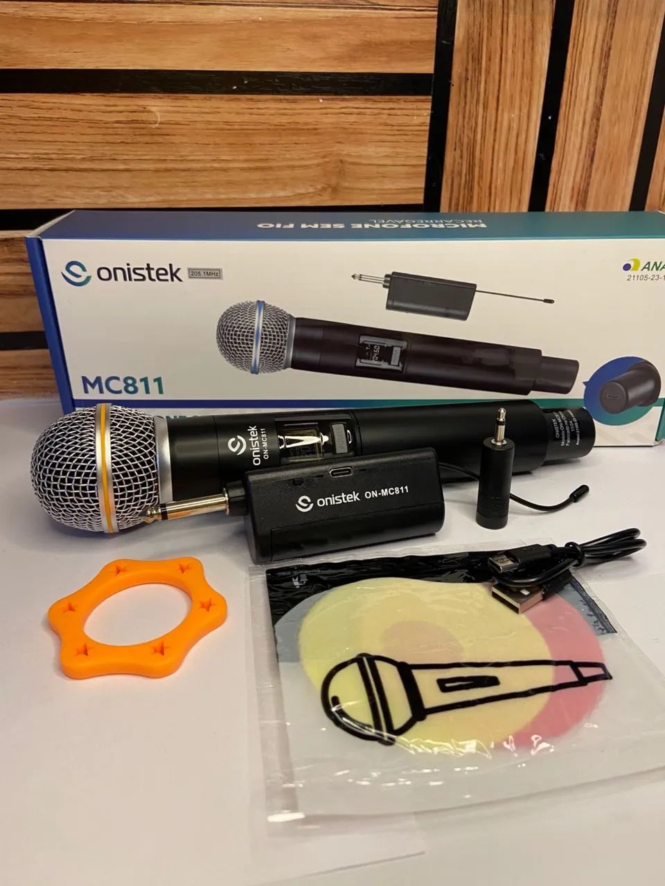 *MICROFONE SEM FIO ONISTEK MC811*64574076302850122