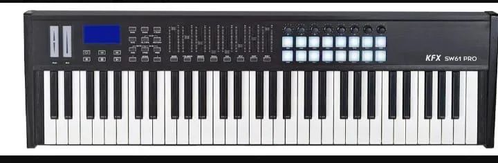 Teclado controlador midi kfx 