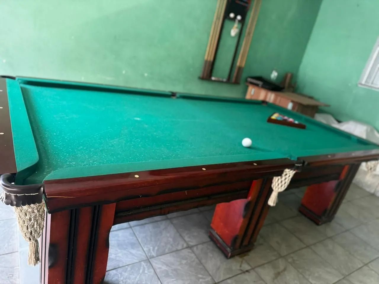 Mesa de bilhar zerada em ótimo estado  - Foto 4