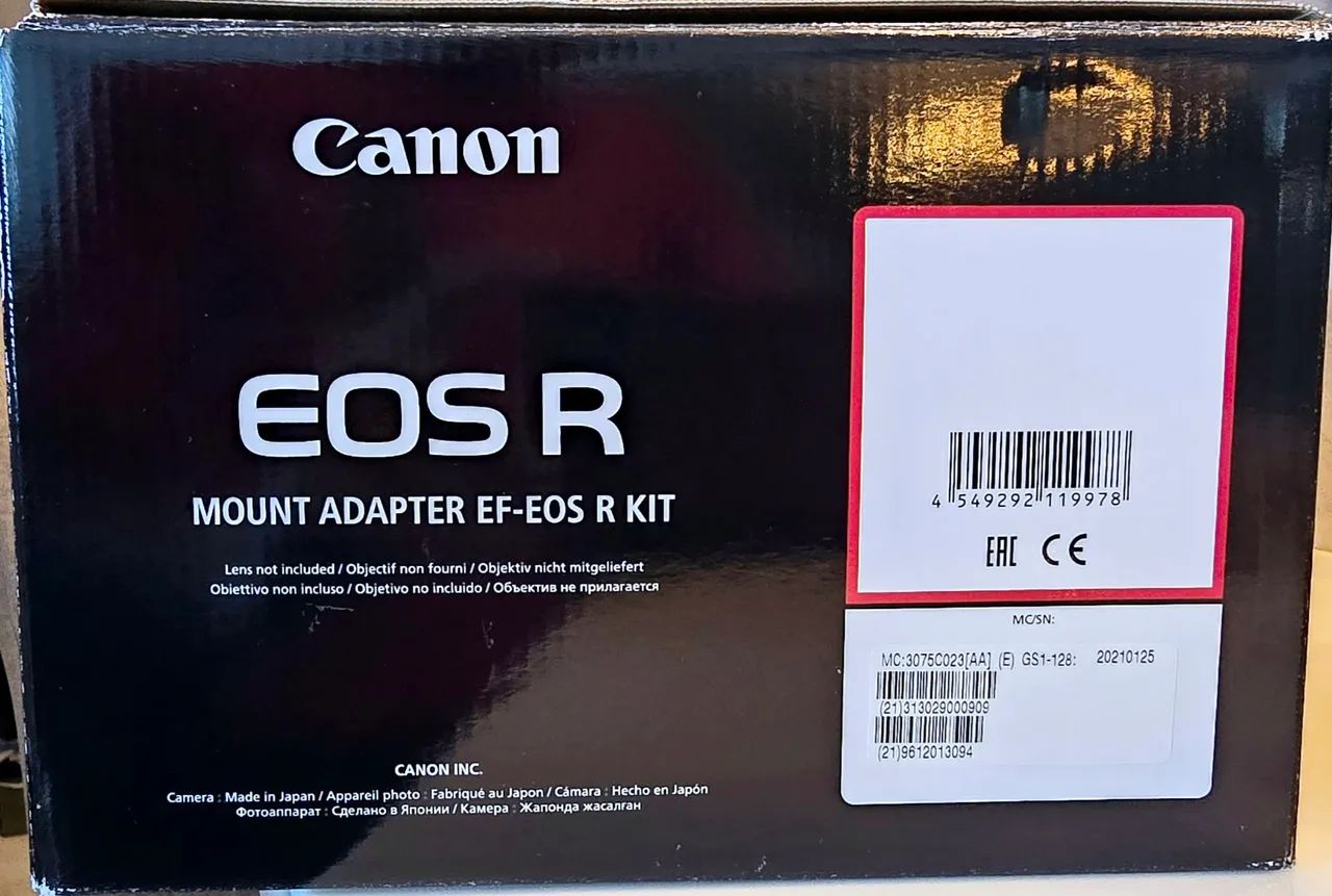 Canon EOS R - Câmera Mirrorless Full Frame NOVA NA CAIXA COMPRADA EM 05/05/2025 - Foto 2