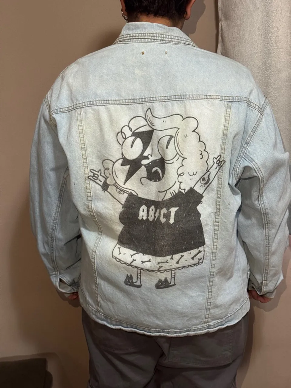 Jaqueta Jeans Vovó Juju Estilo Rocker - AB/CT