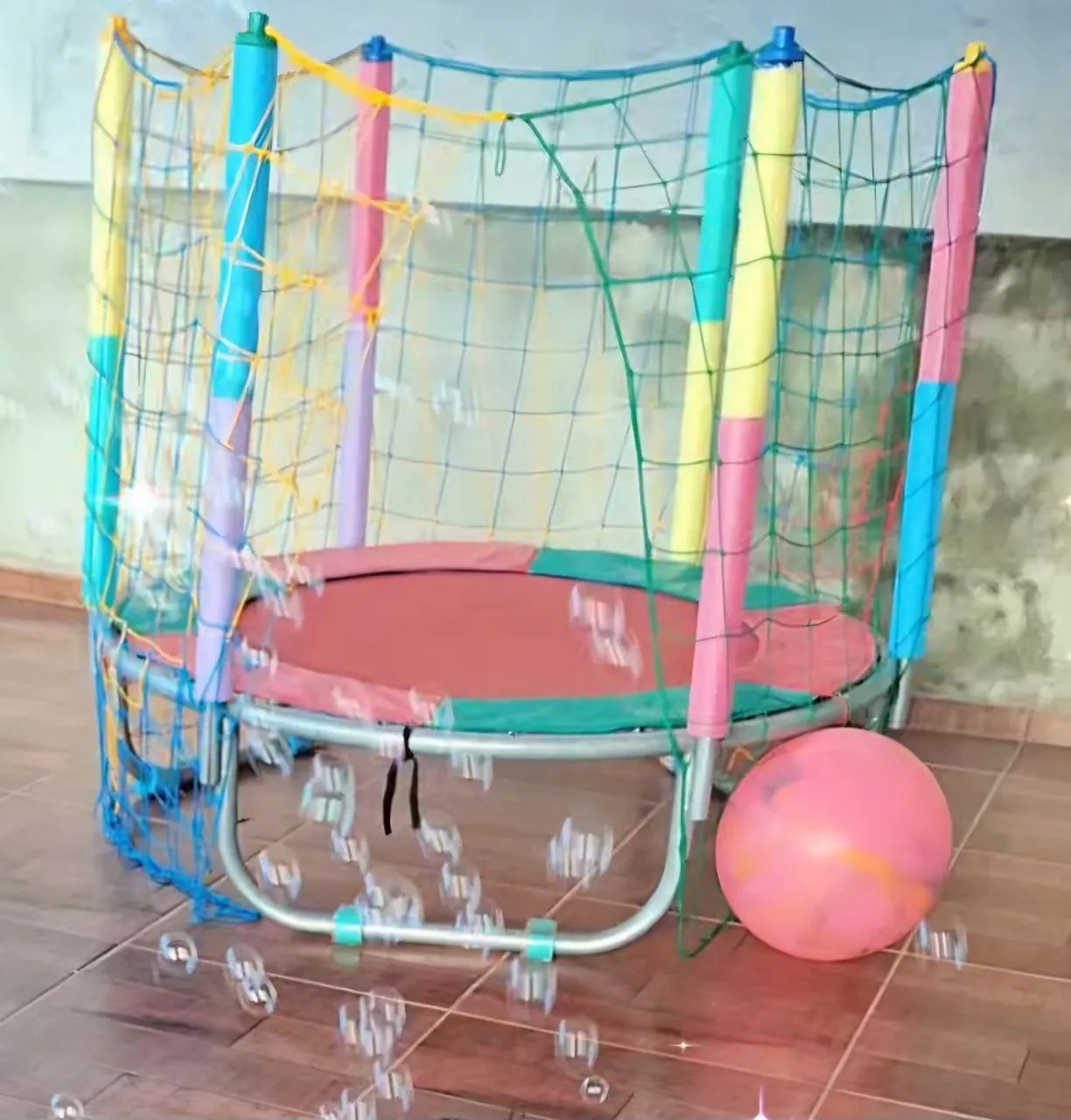 Pula pula Infantil com Rede de Proteção