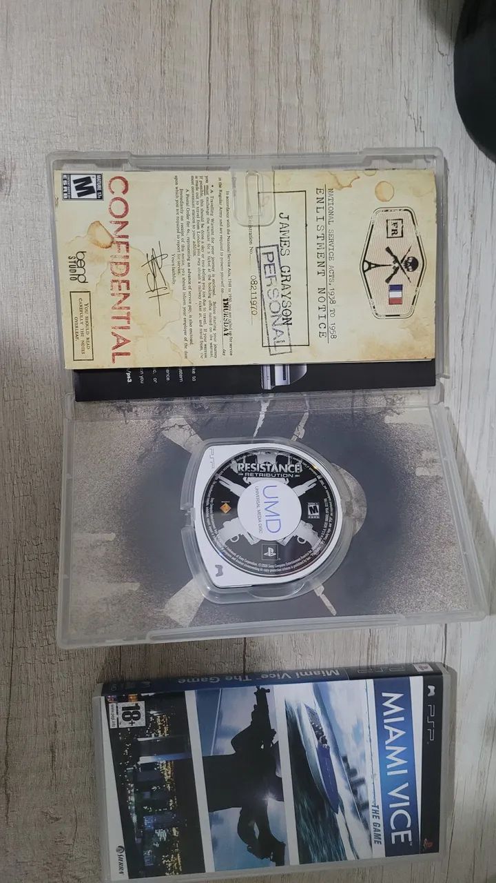 PSP Miami Vice & Resistance Retribution64294768112001123