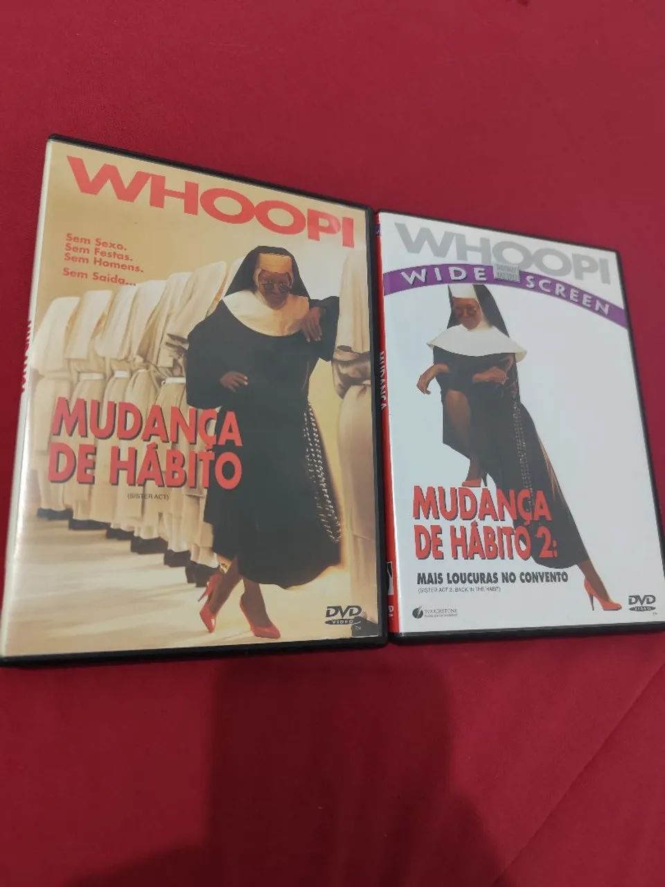 DVDs Mudança de Hábito 1 e 2 - Whoopi Goldberg