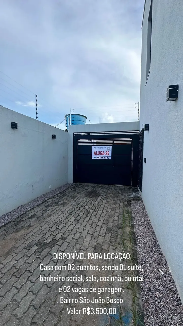 Térrea para aluguel tem 100 metros quadrados com 2 quartos em São João Bosco - Porto Velho